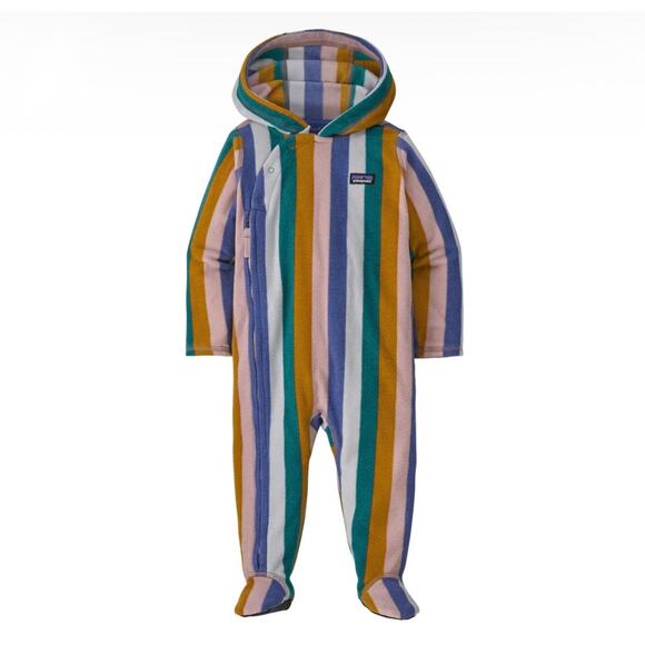 Patagonia Micro D Bunting Fleece Baby Infant 6-12 Months One Piece Cozy - Picture 1 of 11